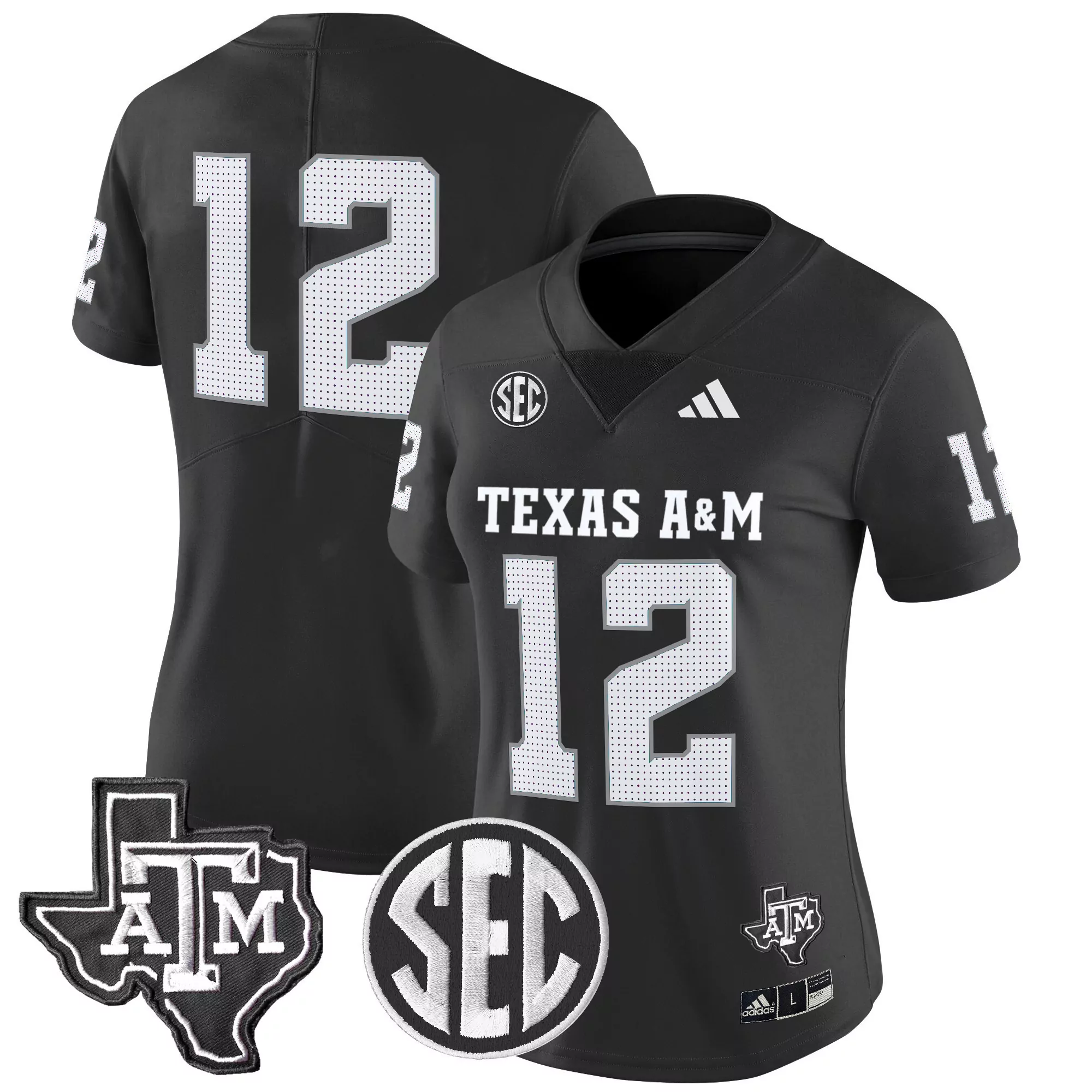 1 women s ole miss rebels white vapor limited jersey 2025 sec patch all stitched