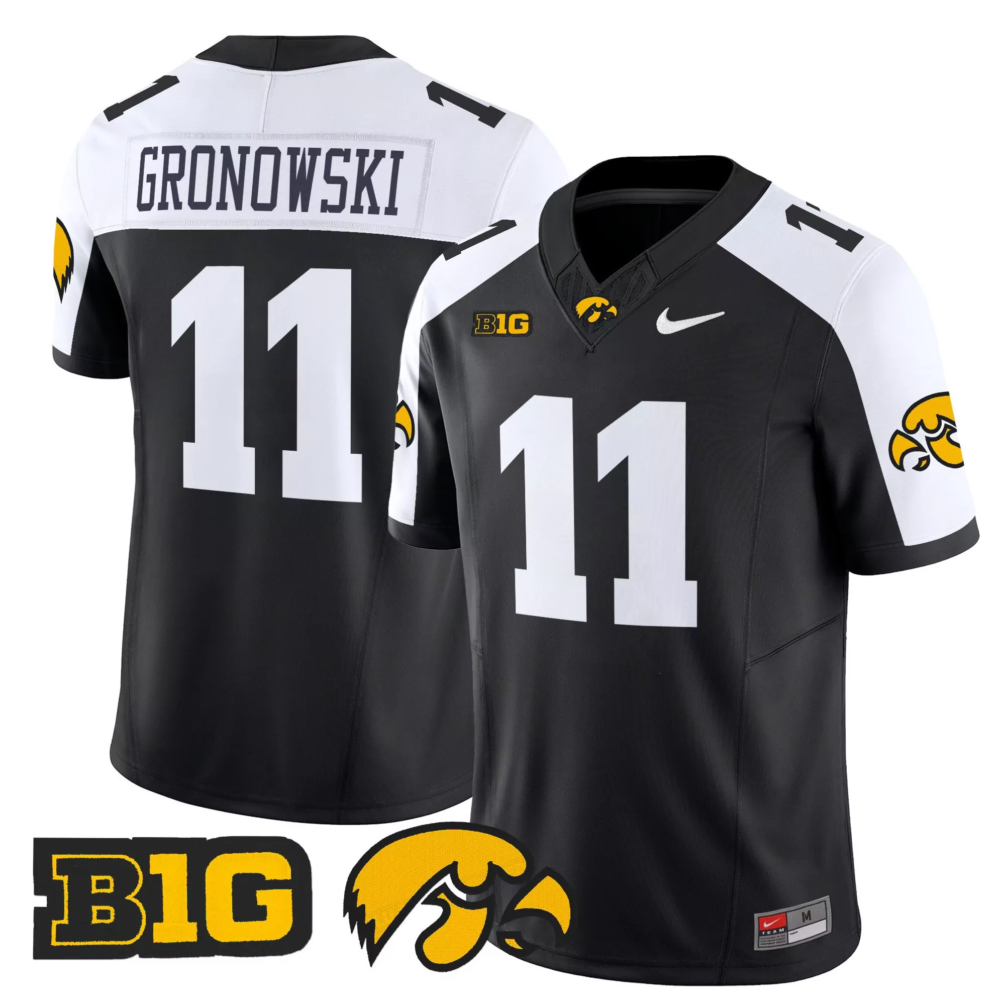 gill 5 men s vapor limited jersey all stitched iowa hawkeyes black 2025