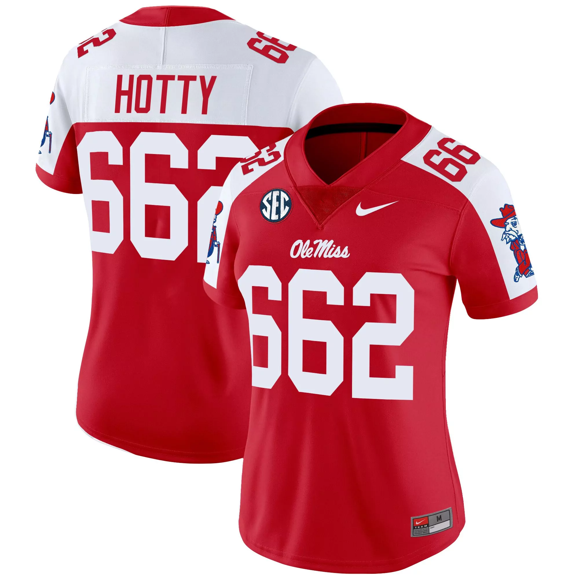 hotty 662 women s ole miss rebels 2025 vapor limited jersey all stitched blue
