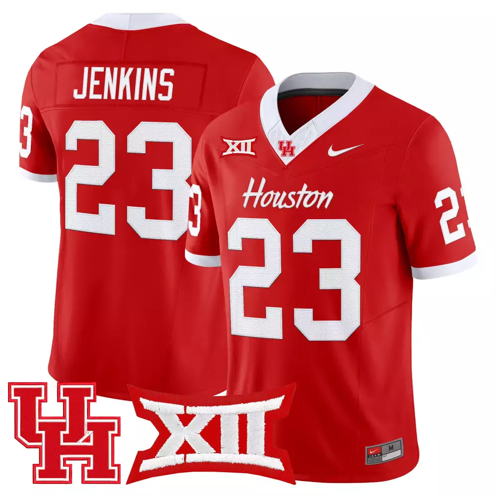 J Wan Roberts 13 Houston Cougars 2025 Stitched Men'S Basketball Jersey White Champions Patch