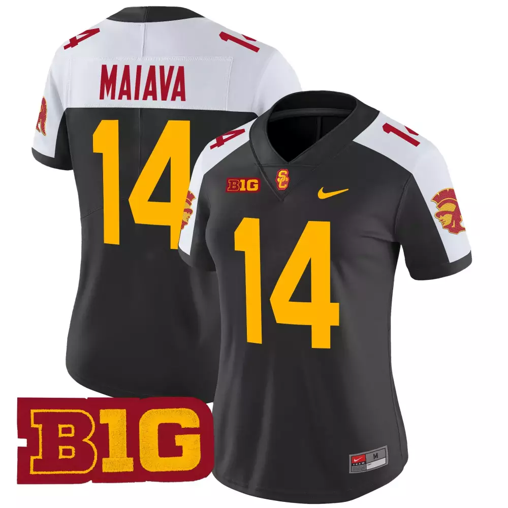 maiava 14 women s usc trojans maroon vapor jersey all stitched embroidered b1g patch 2025