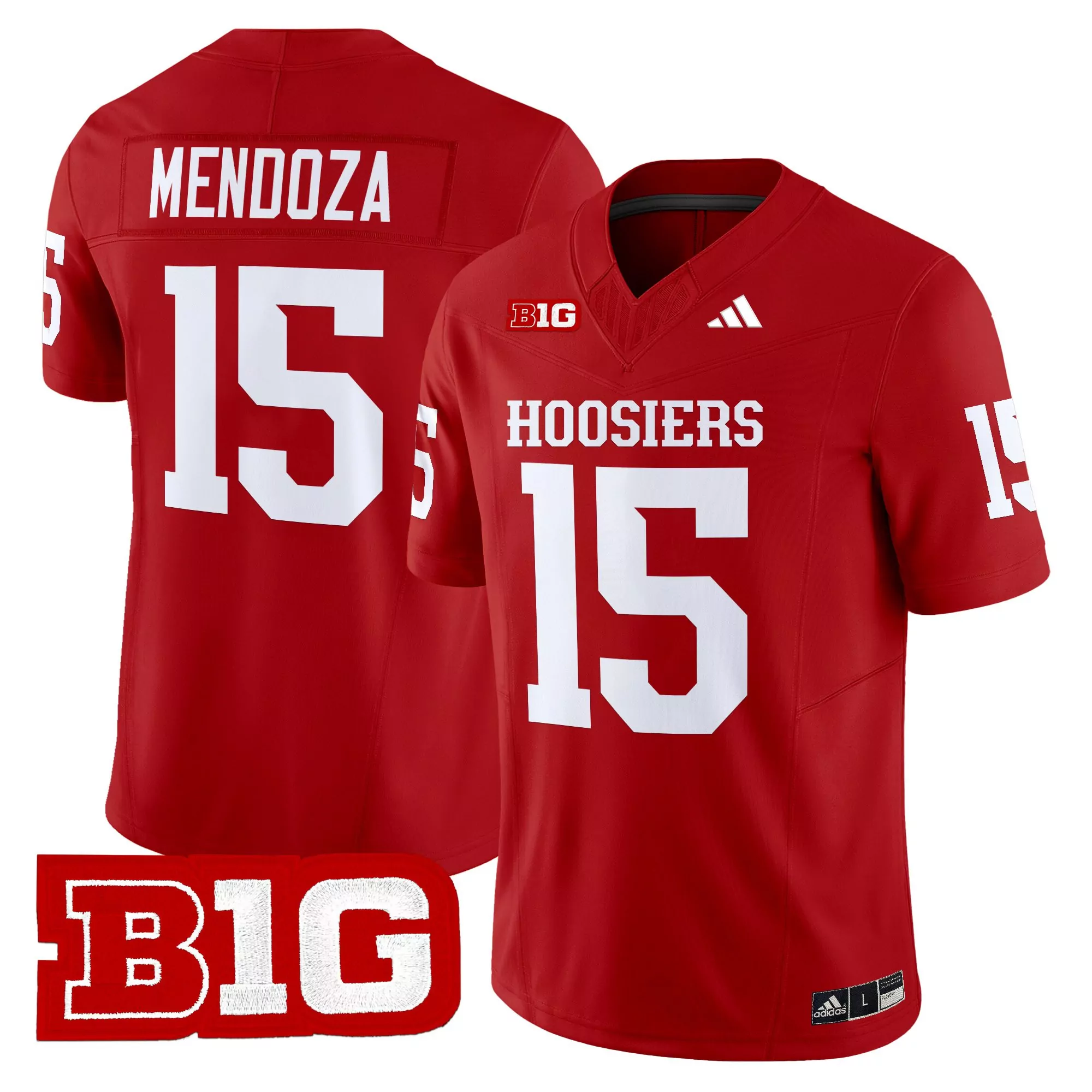 mendoza 15 men s black indiana hoosiers vapor limited jersey b1g 2025 all stitched