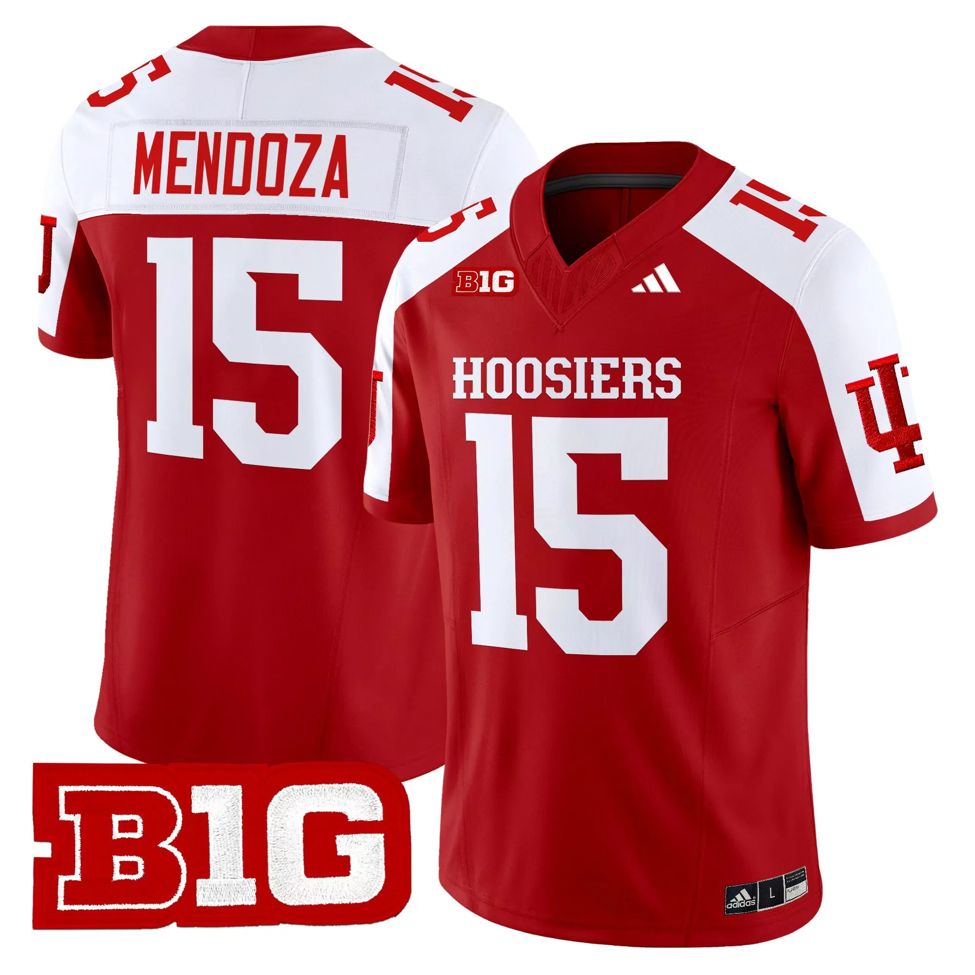 mendoza 15 men s black indiana hoosiers vapor limited jersey b1g 2025 all stitched