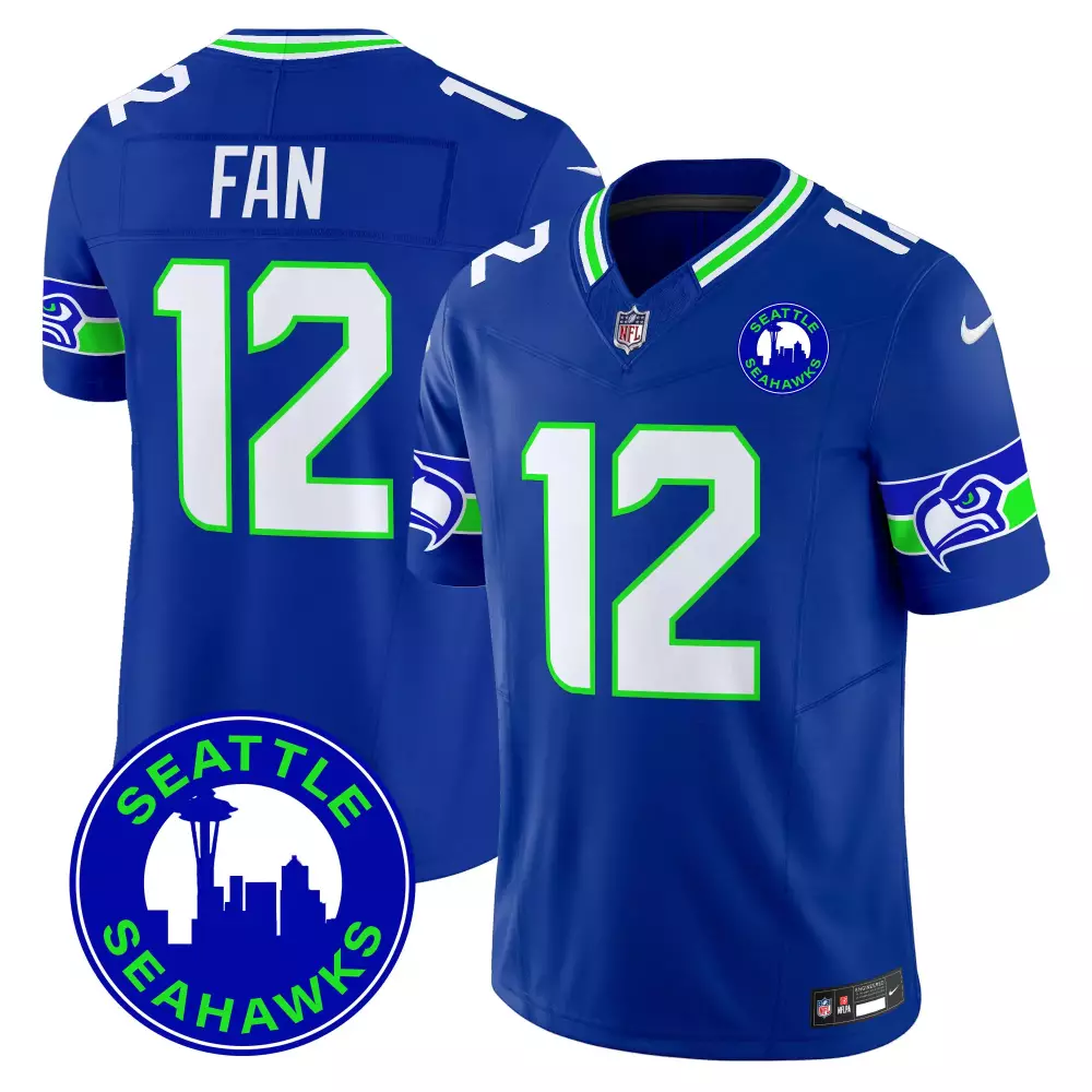 Seattle Seahawks 2025 Men's Stitched Jersey Fan 12 Blue Limited Edition | Exclusive Fan Gear for Men, Women & Youth | Game Day Ready