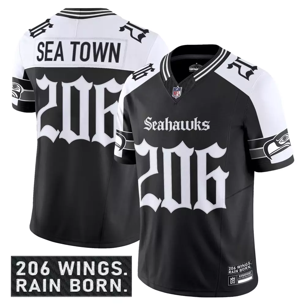 Seattle Seahawks Black Stitched Jersey | Smith Njigba 11 Men’s 2025 Limited Edition for Men, Women & Youth | Celebrate the Te