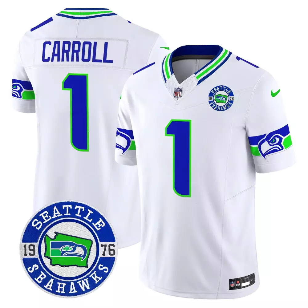 Seattle Seahawks White Stitched Jersey 206 Sea Town 2025 | Limited Edition Fan Gear for Men, Women & Youth