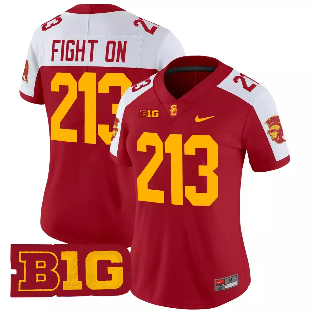 usc trojans women s nike 24 custom 2023 cardinal all stitched vapor jersey