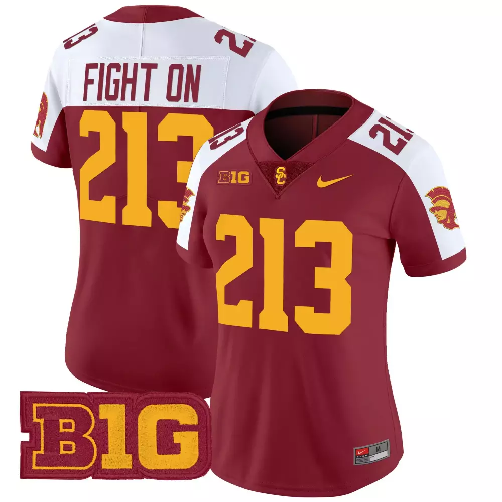 women s usc trojans white stitched jersey bush 5 2025 with name patch