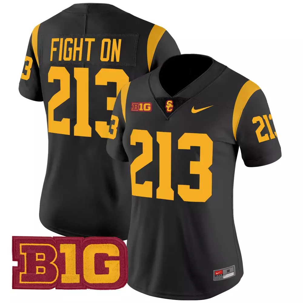 womens usc trojans 2025 white all stitched jersey 213 name patch