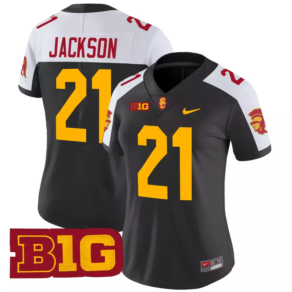 womens usc trojans black stitched jersey williams 13 2025 name patch