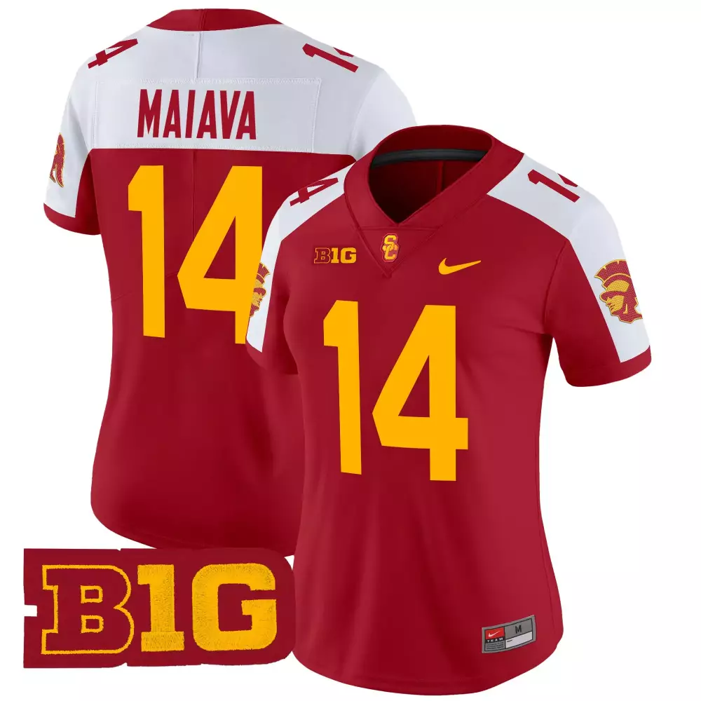 womens usc trojans red stitched jersey lemon 6 name patch 2025 limited