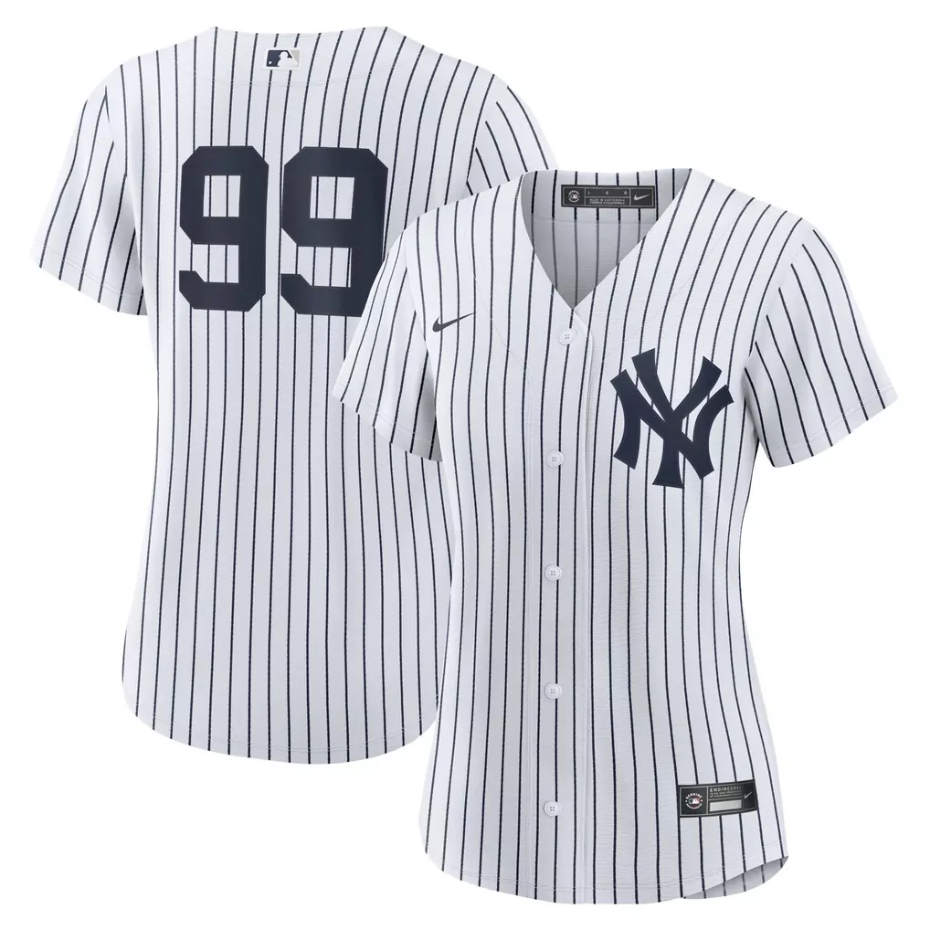 aaron judge new york yankees nike women s home limited player jersey white 1