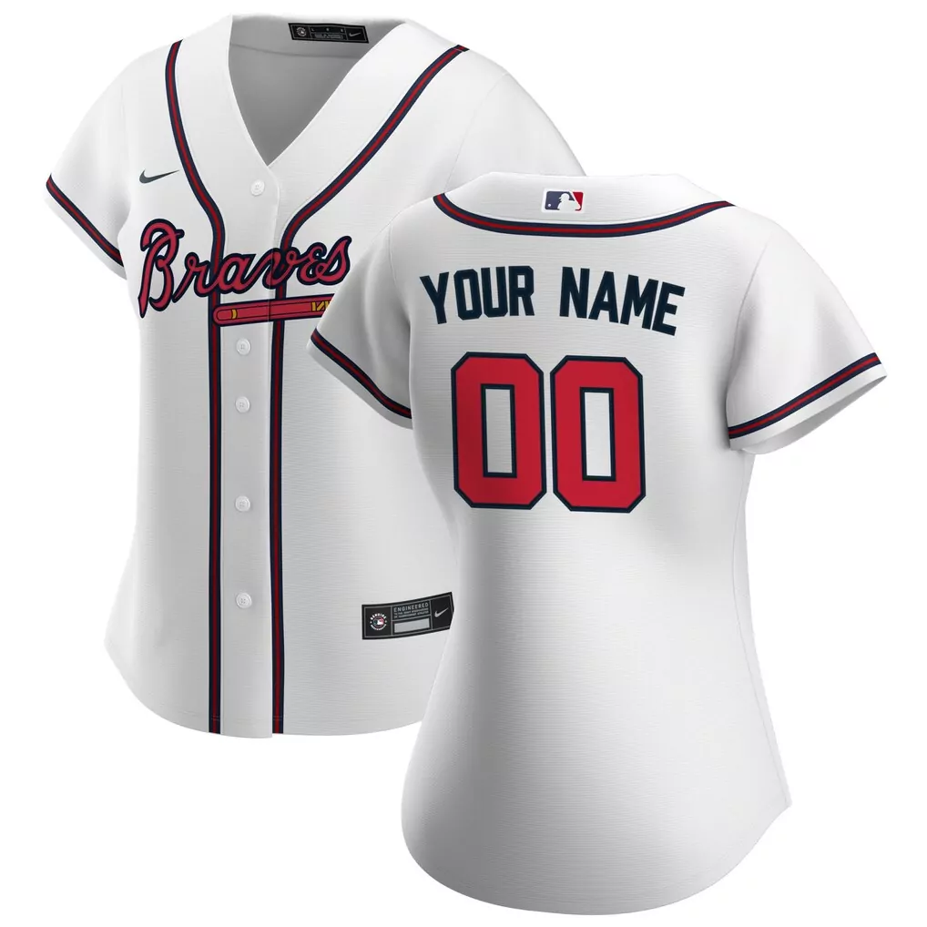 atlanta braves nike women s home limited jersey white
