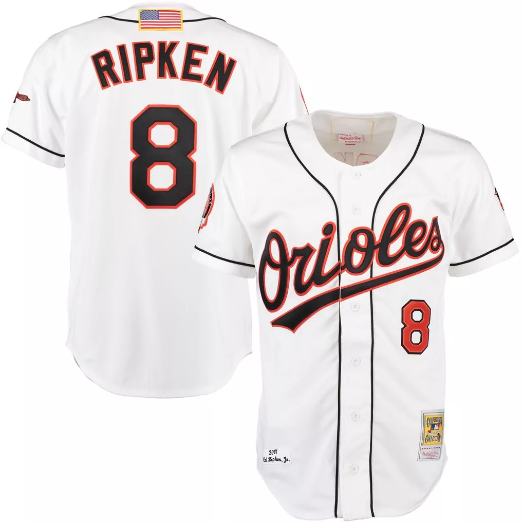 Cal Ripken Baltimore Orioles Light Blue Men's Robinson Patch Limited Edition Jersey V9 | Stitched Vapor Premier | Fan Gear for Men, Women & Youth
