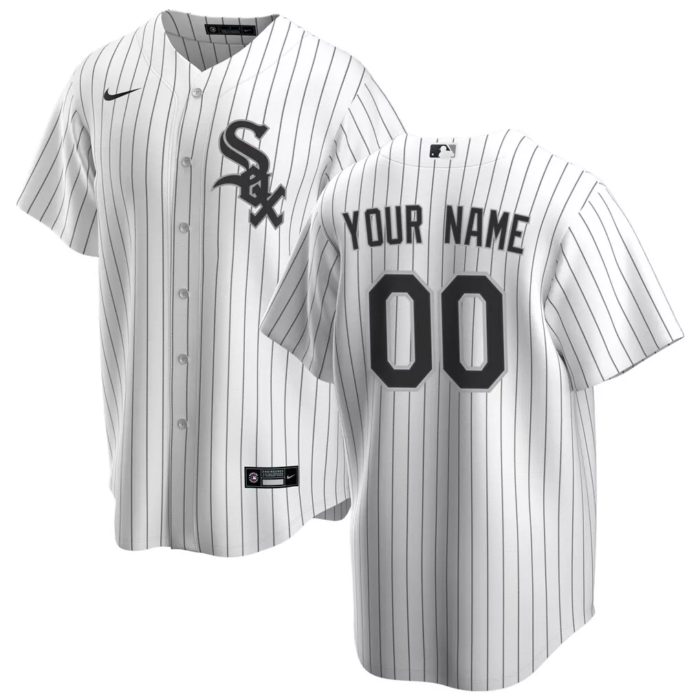 Chicago White Sox Youth Home Replica Custom Jersey | White Nike Fan Gear | For Men, Women & Youth