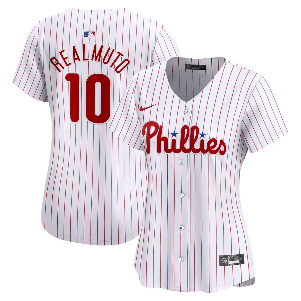 J.T. Realmuto Philadelphia Phillies White Home Jersey | Classic Fan Gear | For Men, Women & Youth