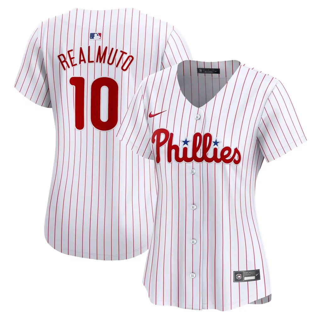 J.T. Realmuto Philadelphia Phillies White Home Jersey | Classic Fan Gear | For Men, Women & Youth