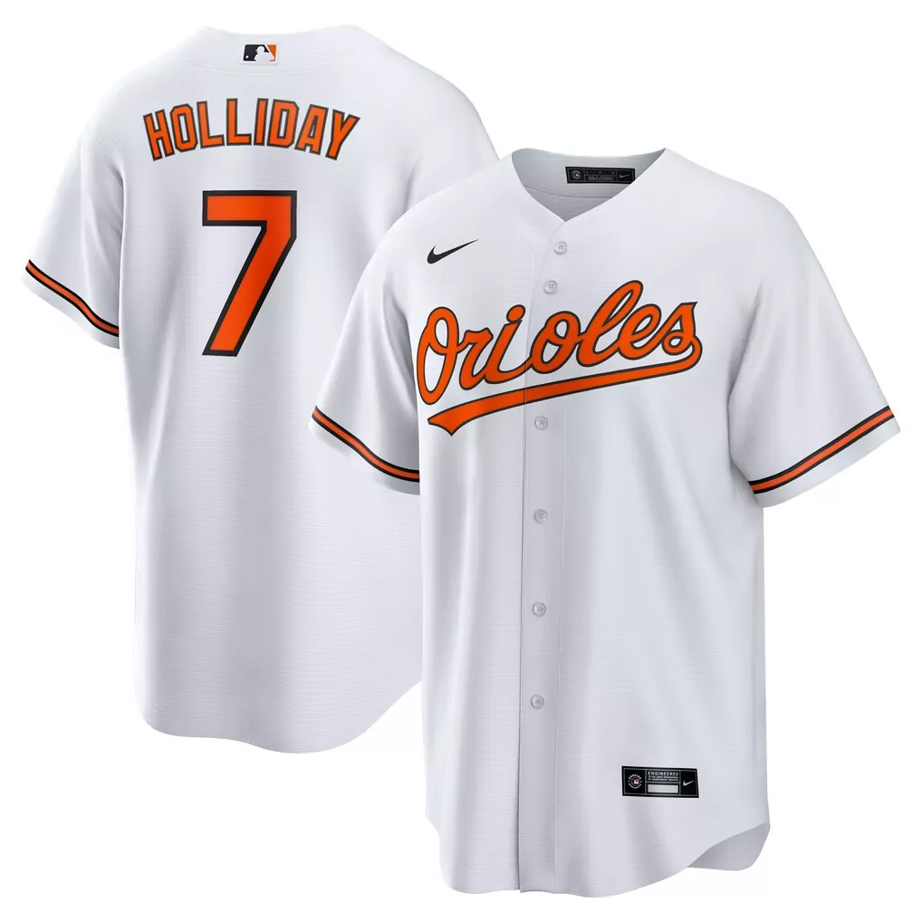 Jackson Holliday Baltimore Orioles Nike Home Replica Player Jersey | White | Fan Gear for Men, Women & Youth