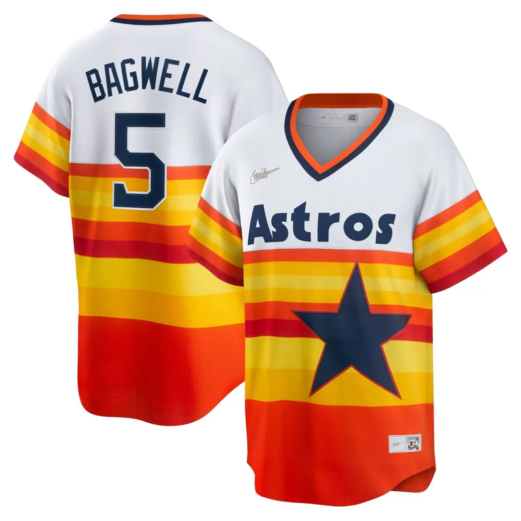 jeff bagwell houston astros mitchell ness cooperstown 1997 mesh batting practice jersey navy