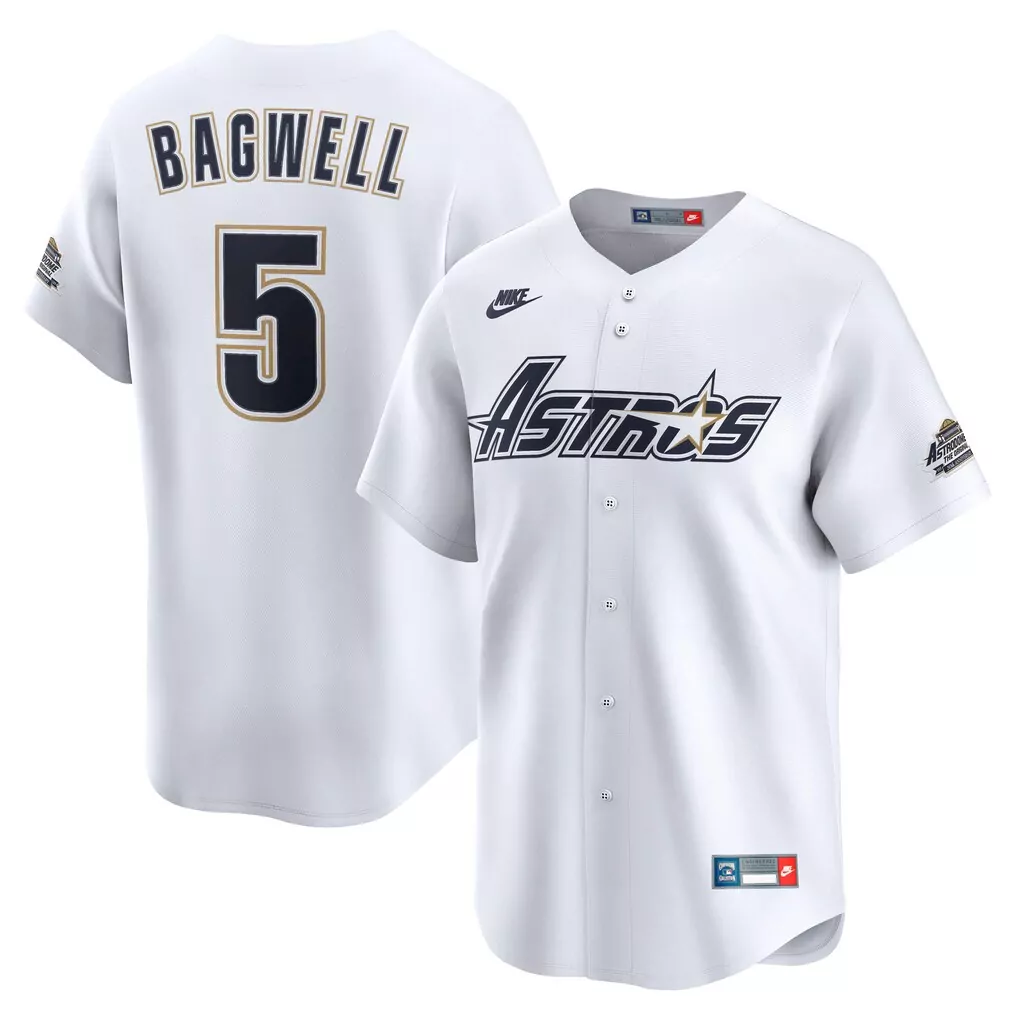 Jeff Bagwell Houston Astros Nike Home Cooperstown Collection Player Jersey | White Fan Gear for Men, Women & Youth