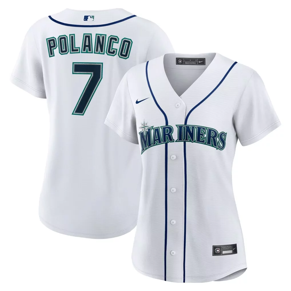 jorge polanco seattle mariners nike women s home replica jersey white