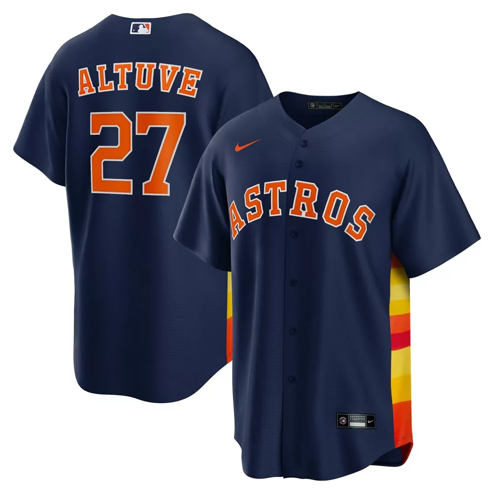 Jose Altuve Houston Astros Nike 2025 City Connect Limited Player Jersey | White Stitched Fan Gear for Men, Women & Youth