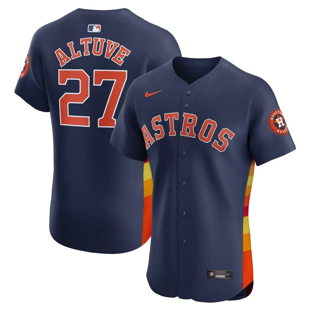 Jose Altuve Houston Astros Nike 2025 City Connect Limited Player Jersey | White Stitched Fan Gear for Men, Women & Youth