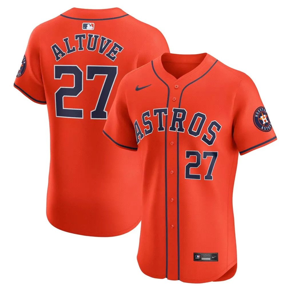 Jose Altuve Houston Astros Nike 2025 City Connect Limited Player Jersey | White Stitched Fan Gear for Men, Women & Youth