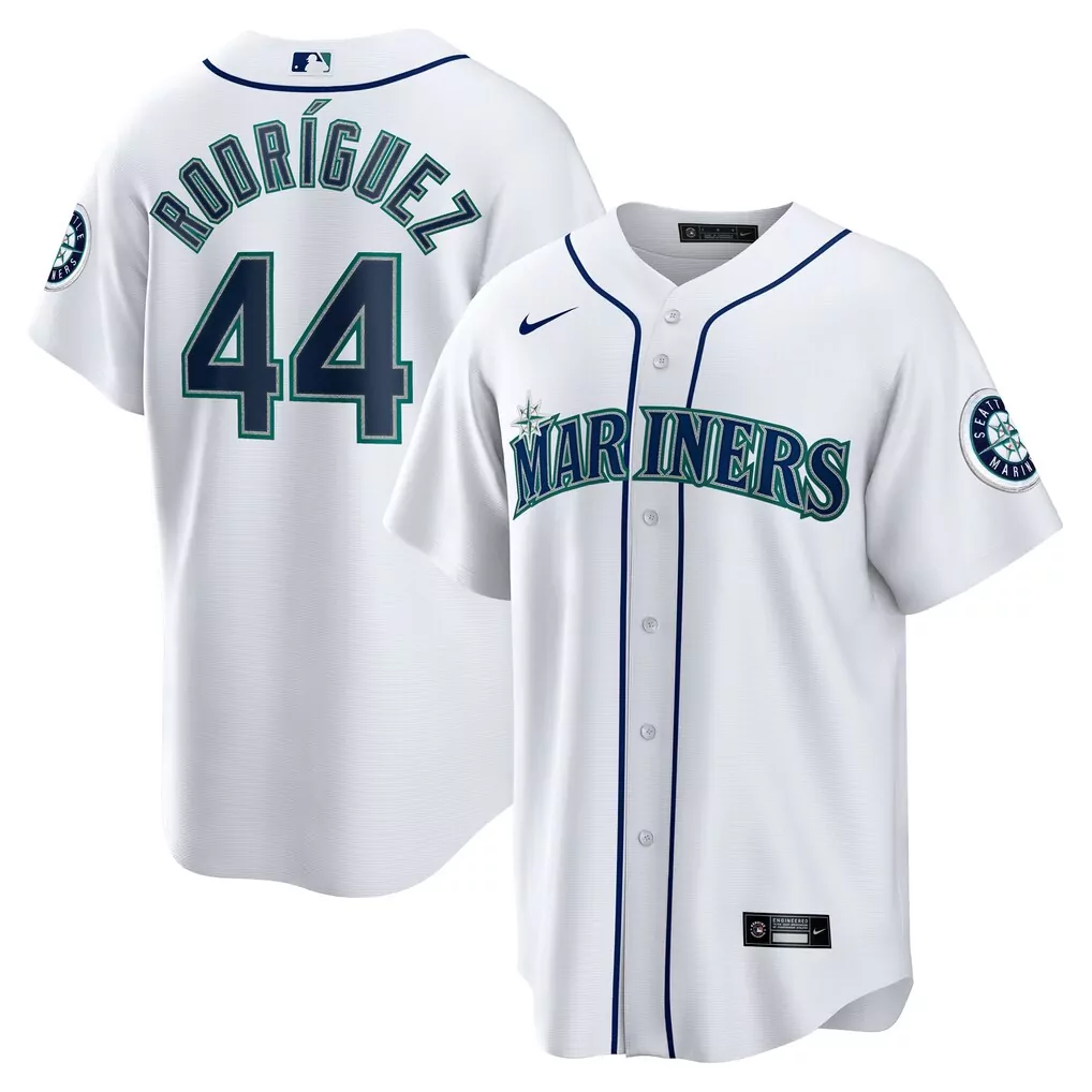 julio rodr guez seattle mariners nike home replica jersey white 1