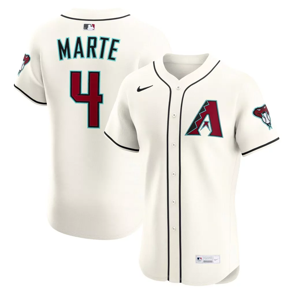 ketel marte arizona diamondbacks nike home elite jersey cream