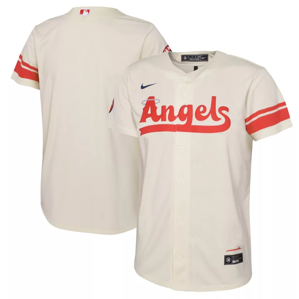 los angeles angels nike infant city connect replica jersey cream