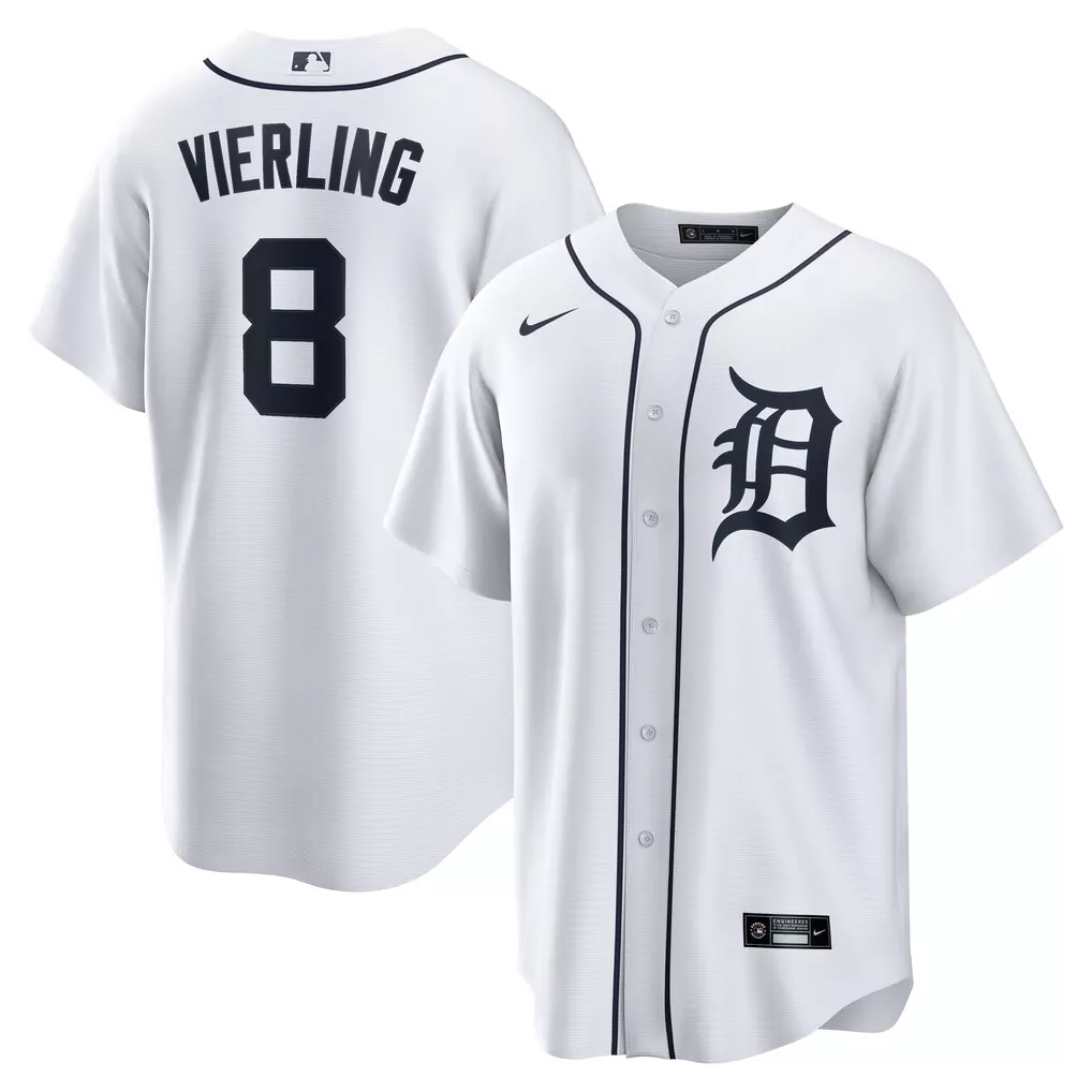 Lemon 34 Women’s Detroit Tigers White Vapor Premier Jersey | 2023 with Embroidered Patch | For Men, Women & You