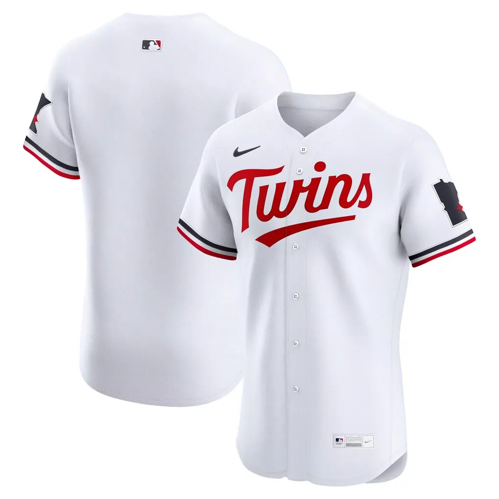 minnesota twins nike home elite jersey white