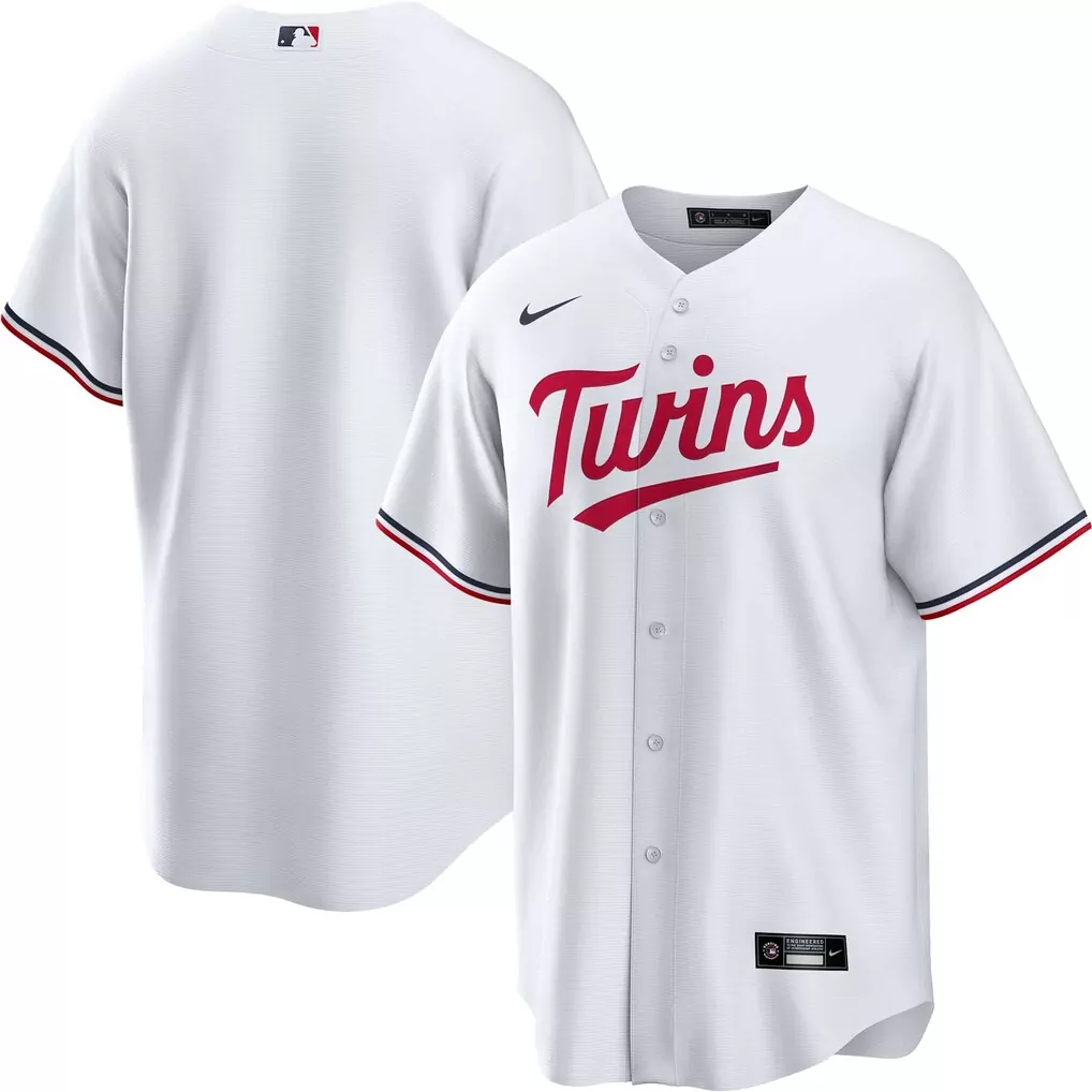 minnesota twins nike home replica team jersey white