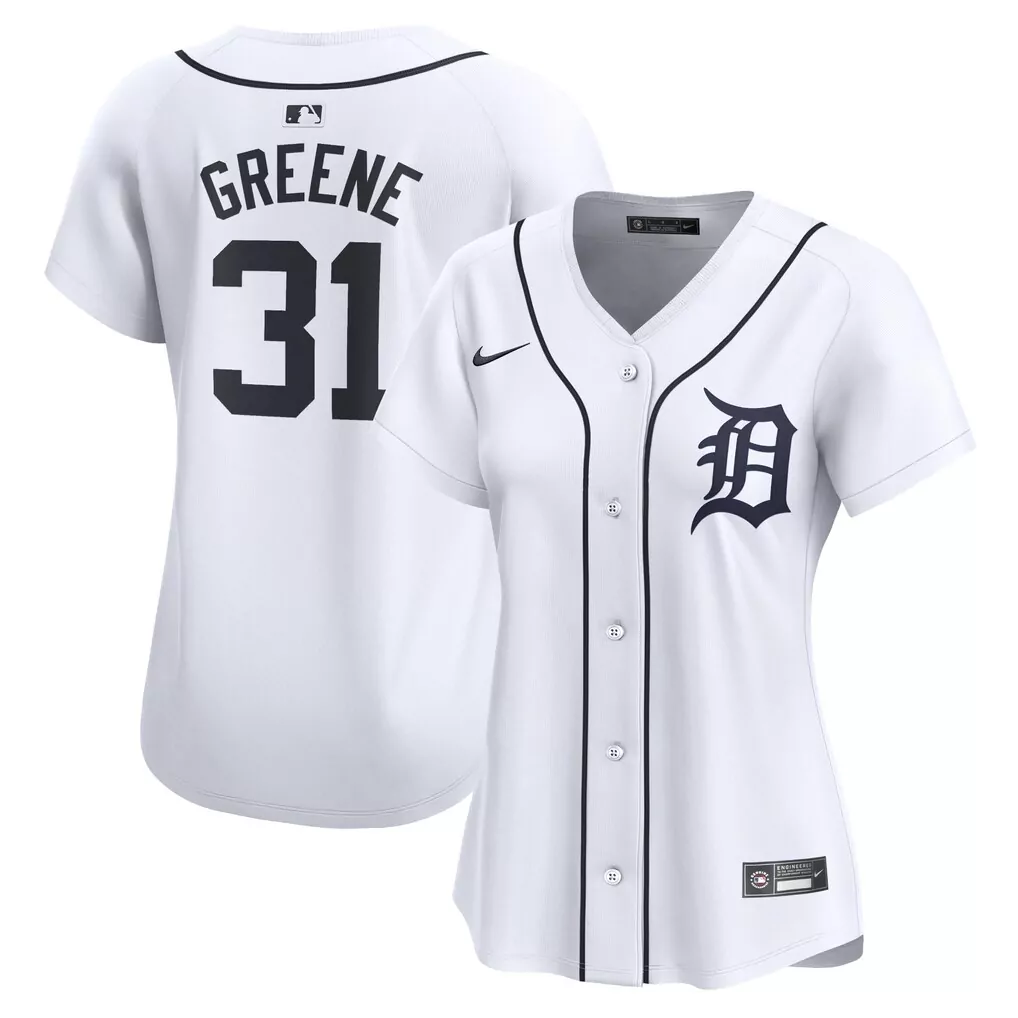 Riley Greene Detroit Tigers Nike Women's Home Limited Player Jersey | White Fan Gear | Perfect Gift Idea for MLB Fans | For Men, Women & Youth