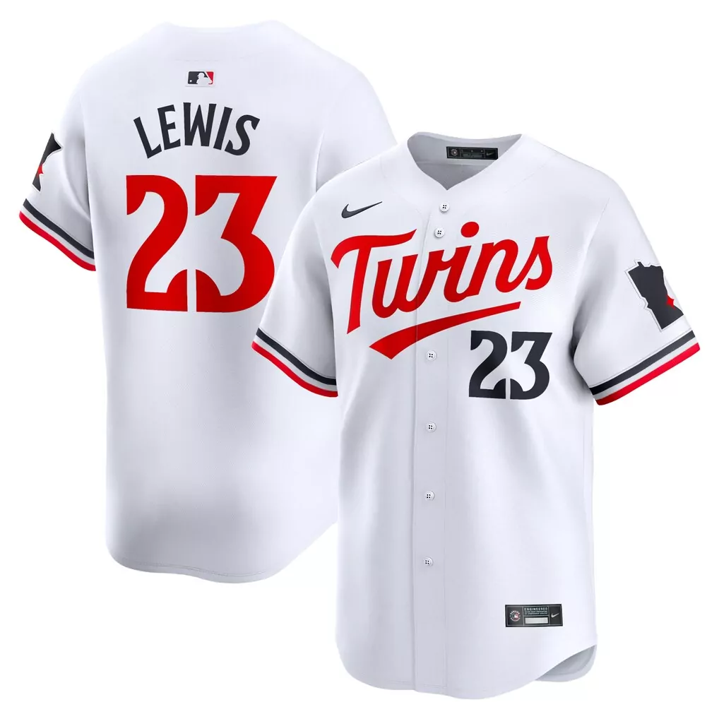 royce lewis minnesota twins nike home limited player jersey white