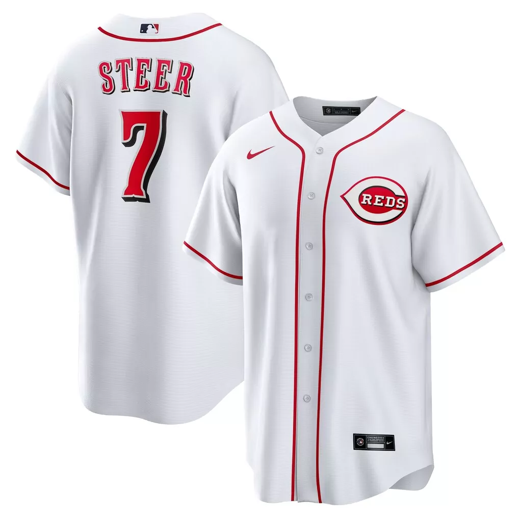 rose 14 women s cincinnati reds white vapor jersey with embroidered patch 2023 limited edition