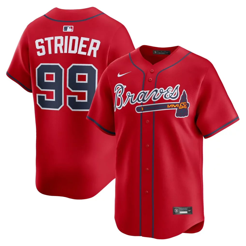 Spencer Strider Atlanta Braves Los Bravos Mexico Jersey | Stitched Women's Fan Gear | For Men, Women & Youth