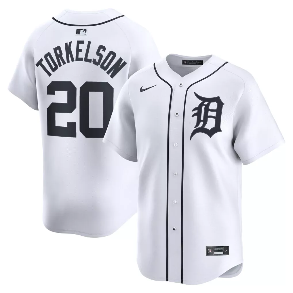 Spencer Torkelson Detroit Tigers Nike Home Limited Player Jersey | White 2023 | Perfect Gift for Fans | For Men, Women & Youth