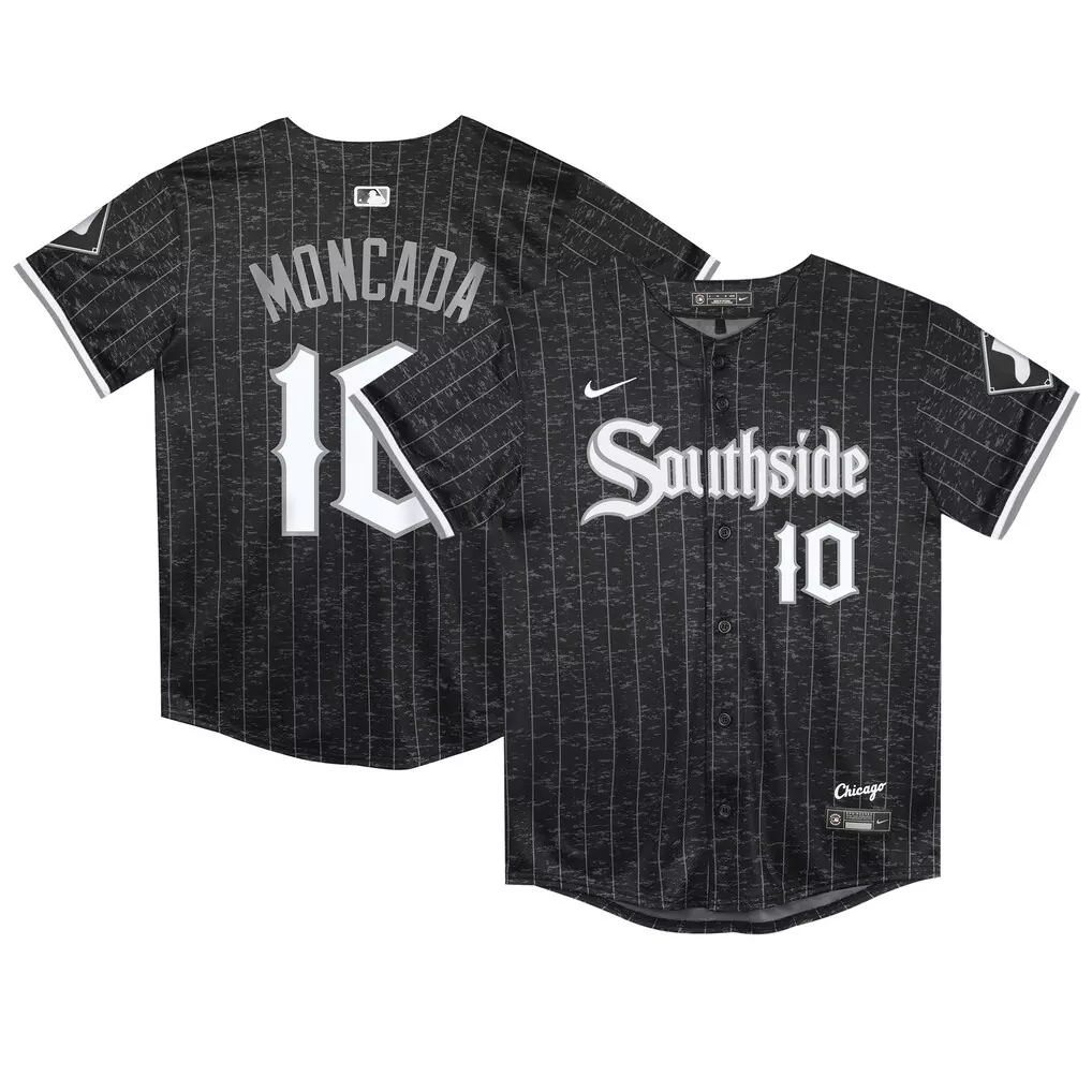 Yoan Moncada Chicago White Sox Nike Preschool City Connect Limited Player Jersey | Black Design | Ideal for Young Fans | For Men, Women & Youth