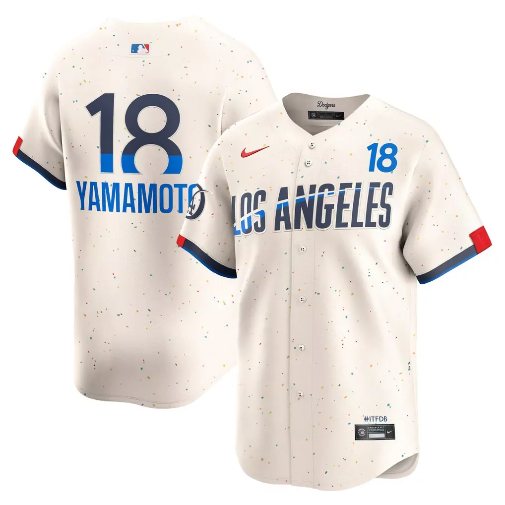 Yoshinobu Yamamoto Dodgers Black Gold 2024 Limited Jersey | City Connect | Premier Fan Gear for Men, Women & Youth