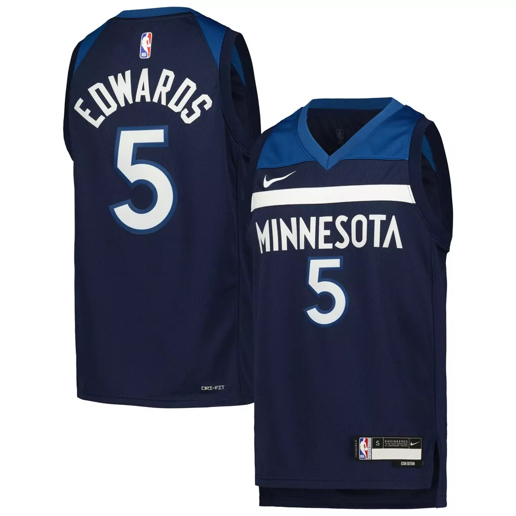 anthony edwards minnesota timberwolves nike unisex swingman jersey association edition white
