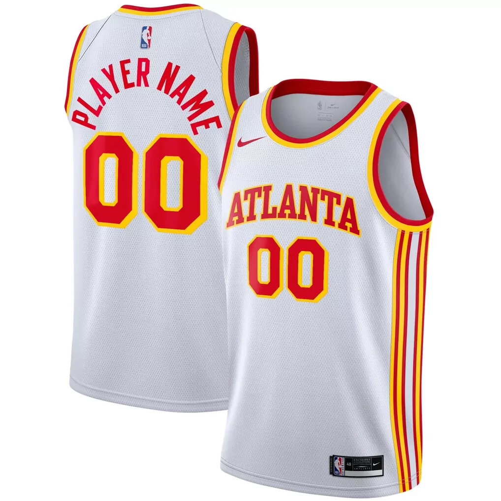 atlanta hawks jordan brand swingman custom jersey statement edition black