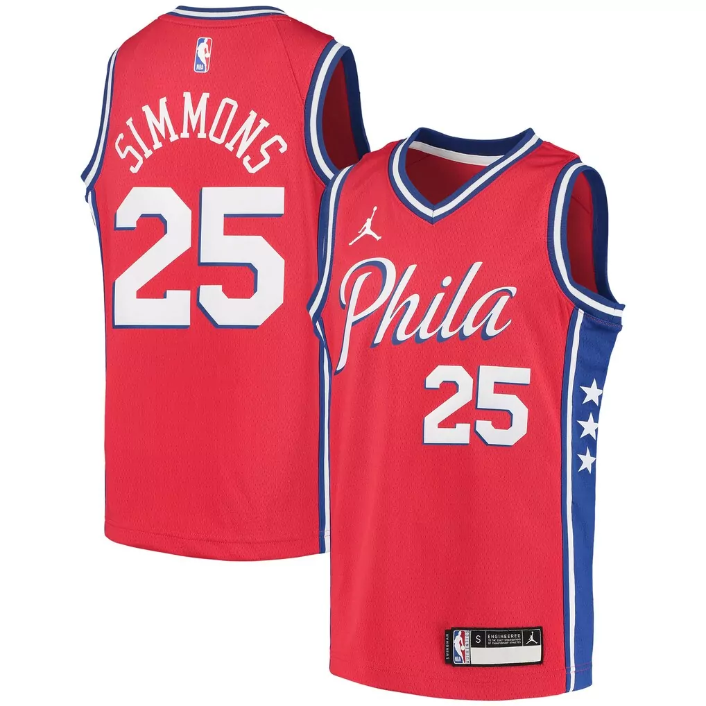 allen iverson philadelphia 76ers mitchell ness women s 2002 03 hardwood classics swingman jersey red