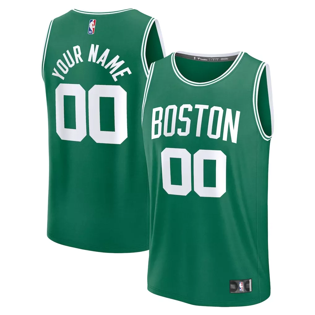baylor scheierman boston celtics fanatics youth 2024 nba draft fast break player jersey icon edition kelly green