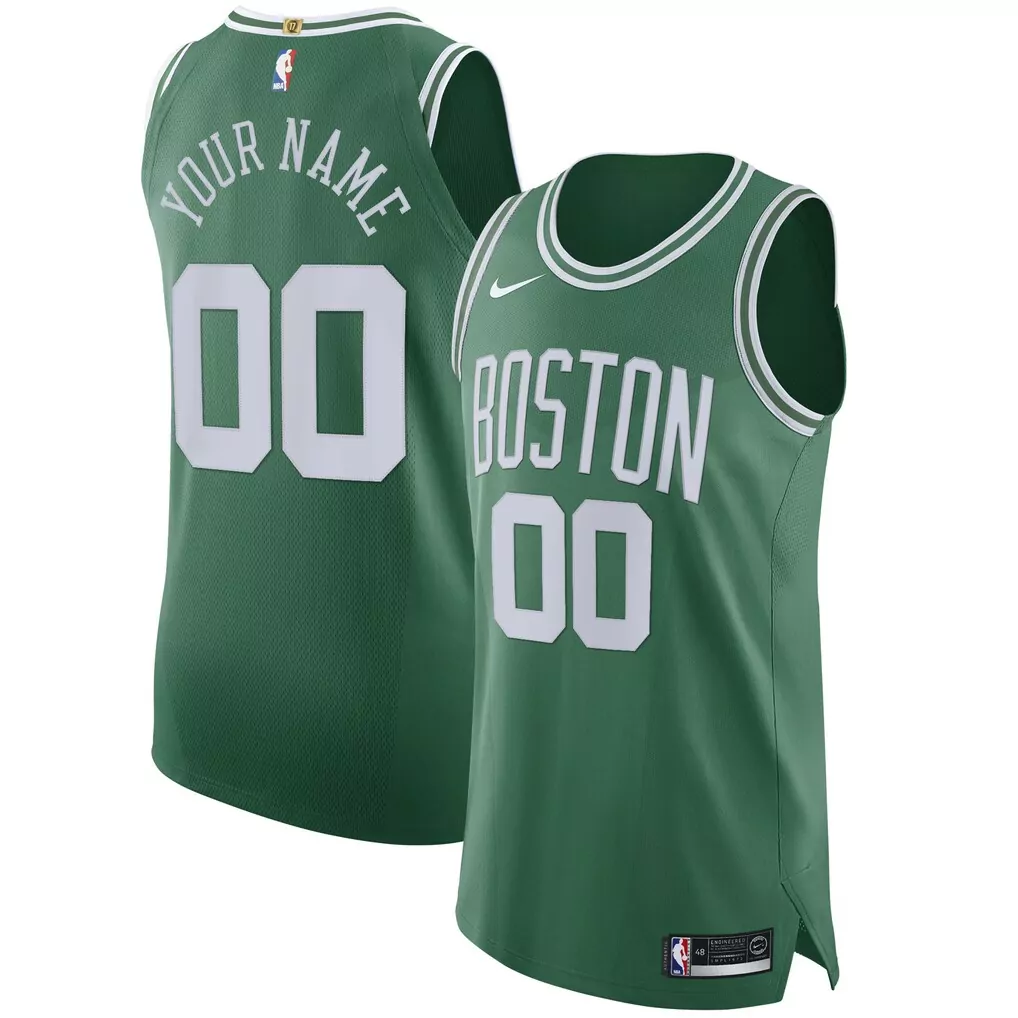 boston celtics fanatics youth fast break custom replica jersey kelly green icon edition