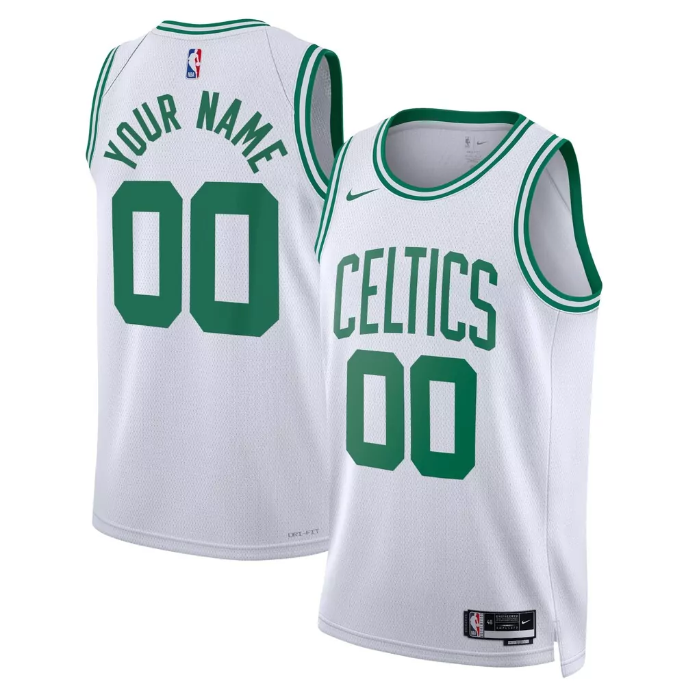 boston celtics nike unisex 2024 25 custom swingman jersey city edition black