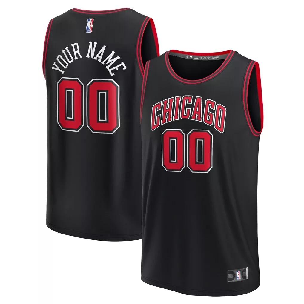 chicago bulls fanatics fast break custom replica jersey association edition white