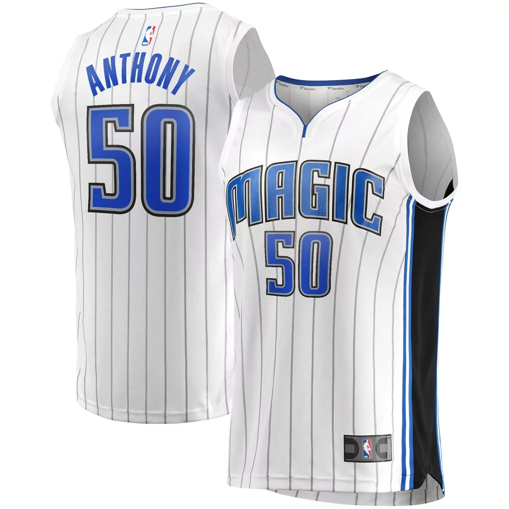 caleb houstan orlando magic fanatics fast break replica jersey icon edition black