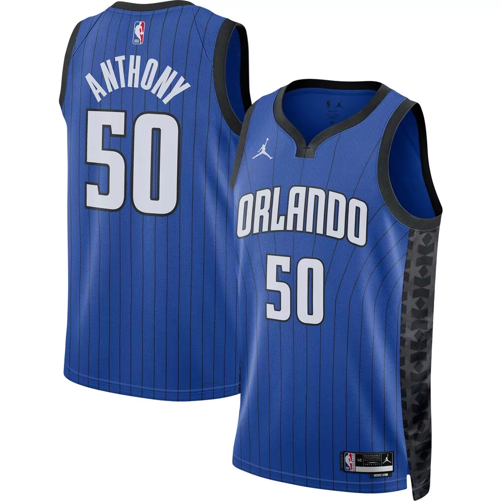cole anthony orlando magic fanatics fastbreak jersey city edition black